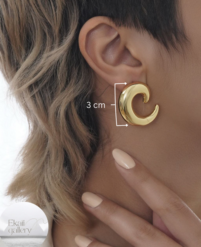 گوشواره مدل فیبو برند zara