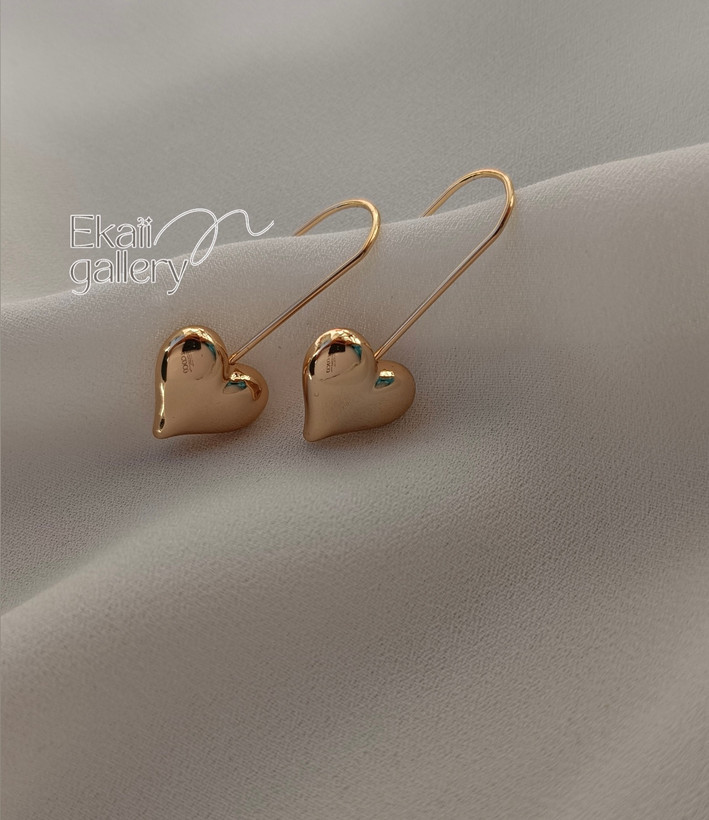 گوشواره طرح قلب برند ژوپينگ xuping