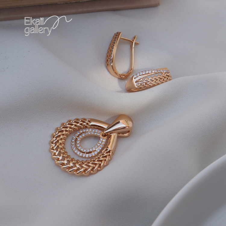 نیمست طرح اشک (نگین اتریشی) برند ژوپینگ